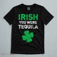 Irish You Were Tequila Funny St. Saint Patrick's Day T-Shirt thumb 5