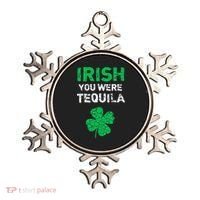 Irish You Were Tequila Funny St. Saint Patrick's Day Ornament thumb 0