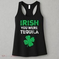 Irish You Were Tequila Funny St. Saint Patrick's Day Women's Tank Top thumb 3