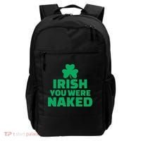 Irish You Were Naked Gift, St Patrick's Day Backpack thumb 0