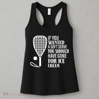 If You Wanted A Soft Serve Funny Racquetball Women's Tank Top thumb 3