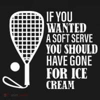 If You Wanted A Soft Serve Funny Racquetball Women's Tank Top thumb 5