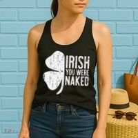 Irish You Were Naked Saint Patrick's Day Women's Tank Top thumb 2