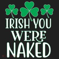 Irish You Were Naked Funny St Patricks Beanie thumb 2
