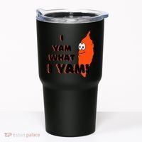 I Yam What I Yam Funny Yam Tumbler thumb 0