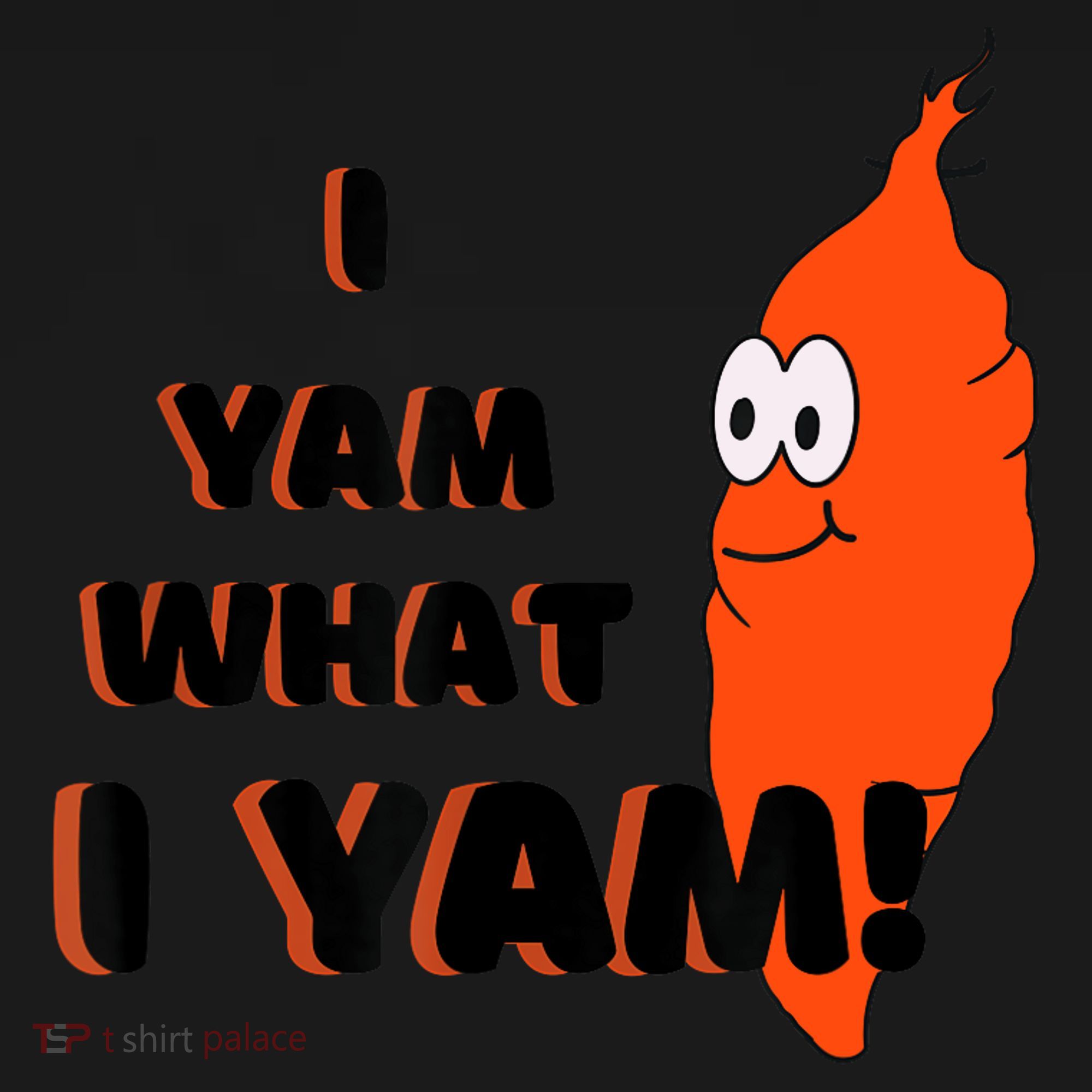 I Yam What I Yam Funny Yam Ornament