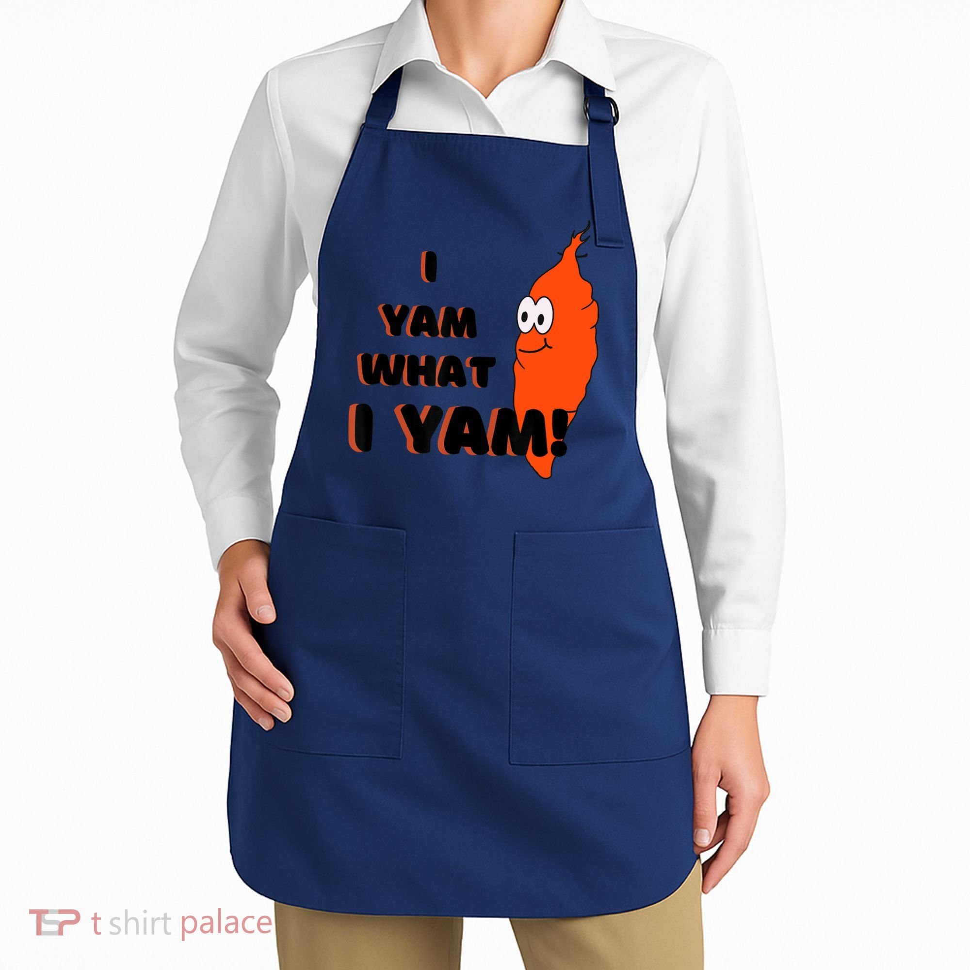 I Yam What I Yam Funny Yam Apron