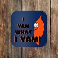 I Yam What I Yam Funny Yam Coaster thumb 0