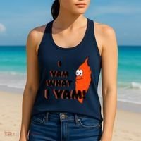 I Yam What I Yam Funny Yam Women's Tank Top thumb 2