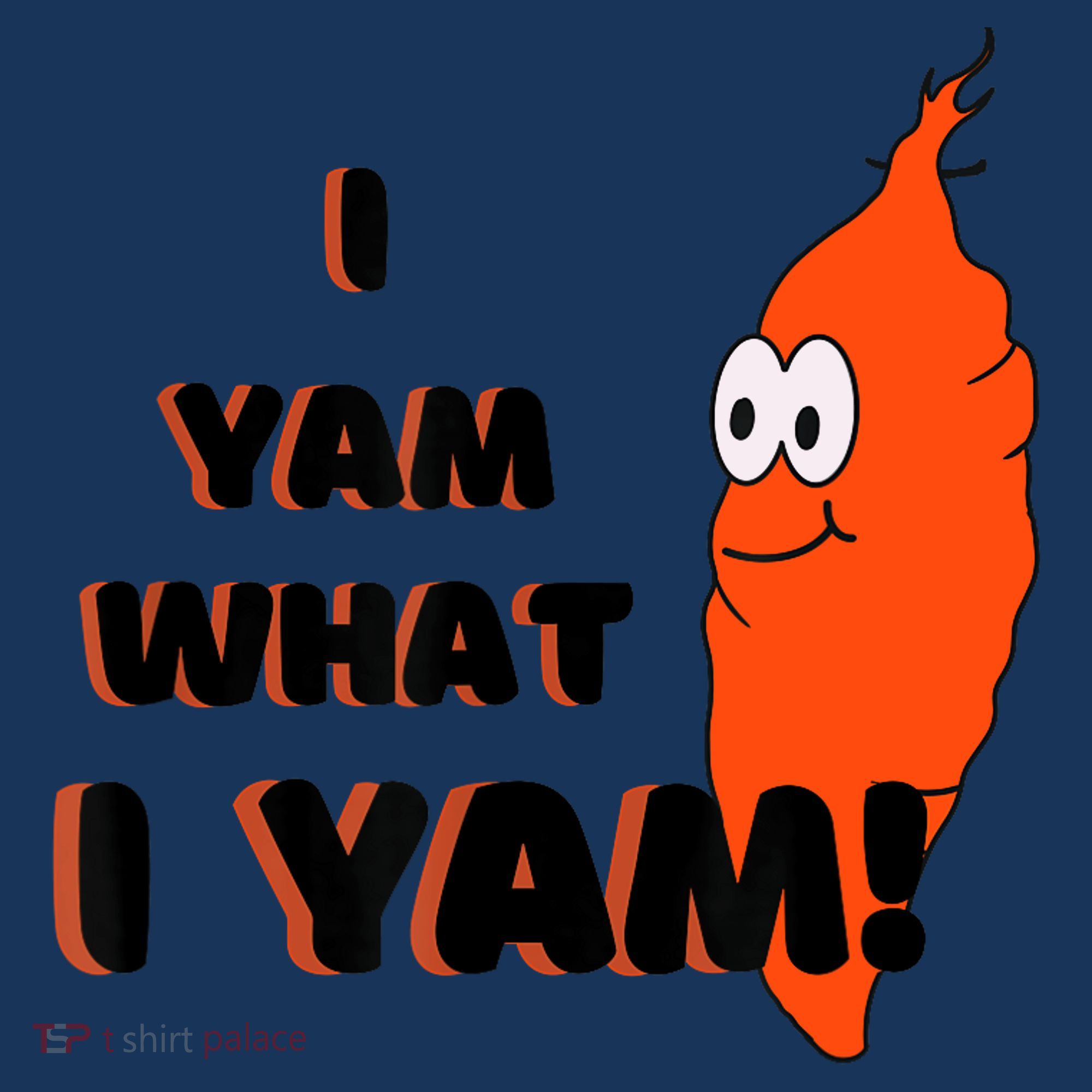 I Yam What I Yam Funny Yam Women's Long Sleeve Shirt