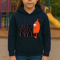 I Yam What I Yam Funny Yam Kids Hoodie thumb 3
