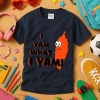 I Yam What I Yam Funny Yam Kids T-Shirt thumb 3