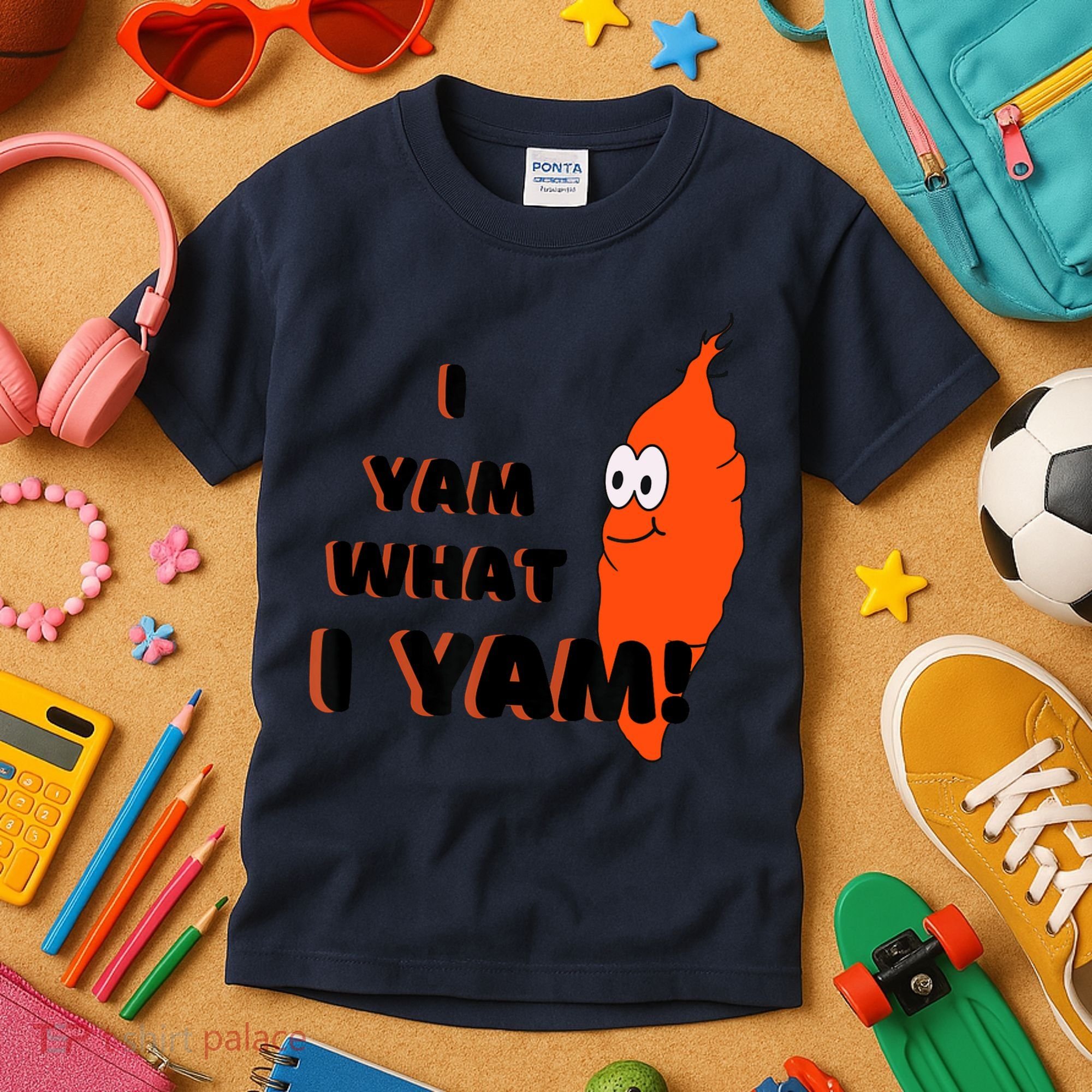 I Yam What I Yam Funny Yam Kids T-Shirt