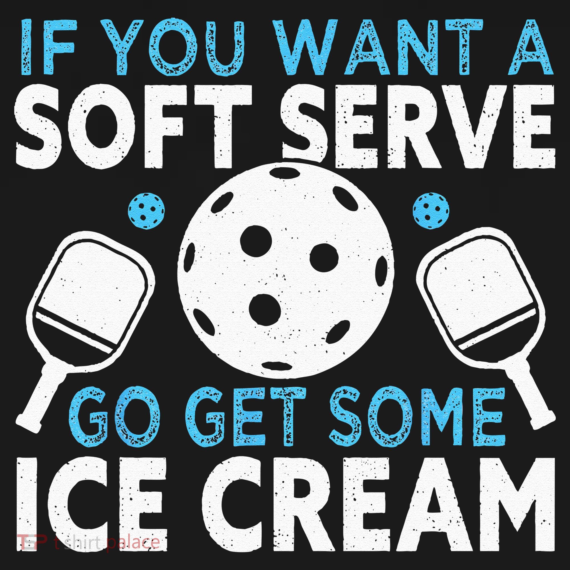 If you want a soft serve go get some Ice Cream Pickleball Mousepad