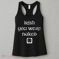 Irish You Were Naked St. Patrick's Day Women's Tank Top thumb 3