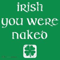 Irish You Were Naked St. Patrick's Day Ornament thumb 1
