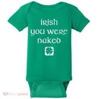 Irish You Were Naked St. Patrick's Day Baby Bodysuit thumb 0