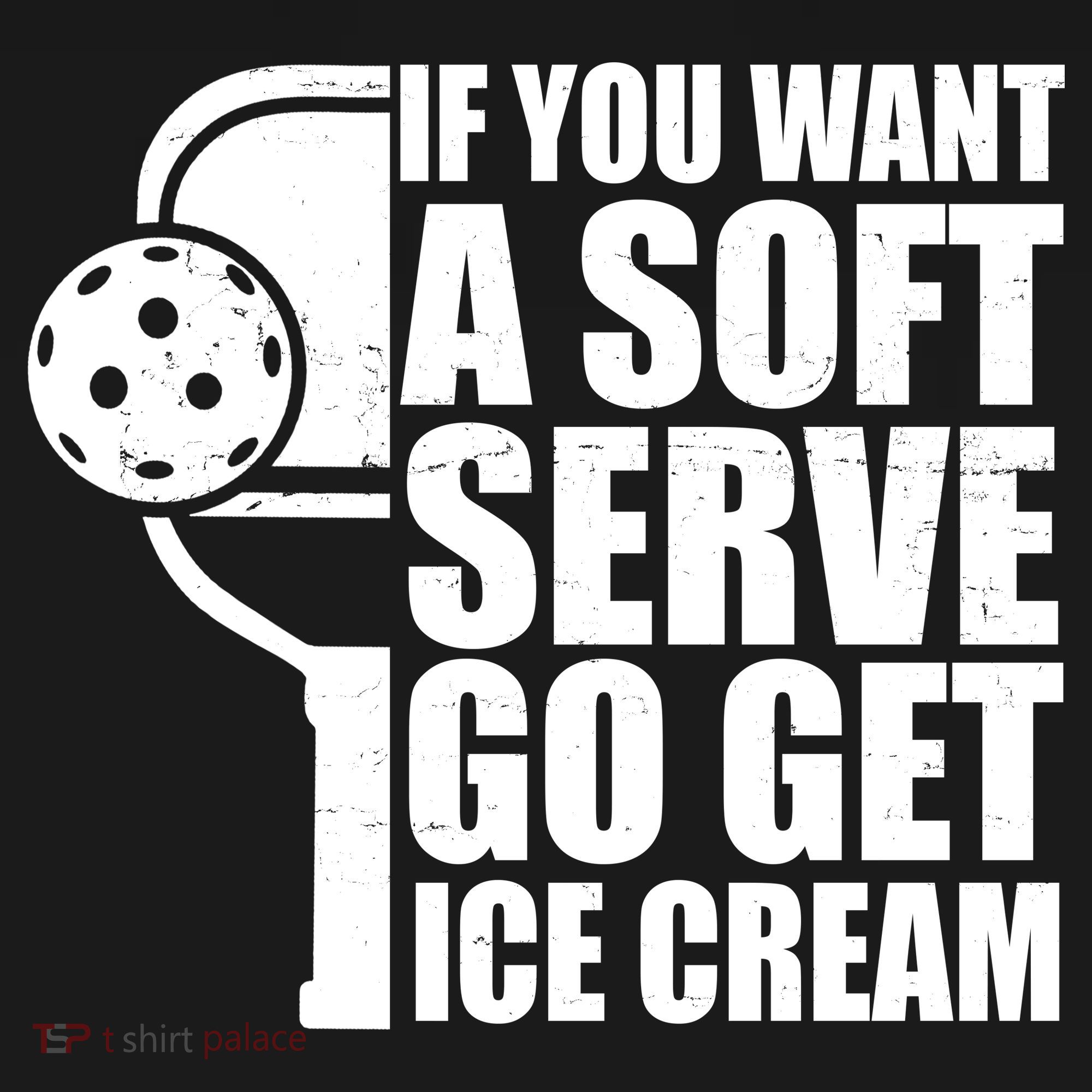 If You Want A Soft Serve Go Get Ice Cream Funny Pickleball Kids Sweatshirt