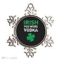 Irish You Were Vodka Funny St. Saint Patrick's Day Ornament thumb 0