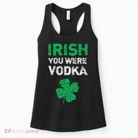 Irish You Were Vodka Funny St. Saint Patrick's Day Women's Tank Top thumb 0