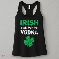 Irish You Were Vodka Funny St. Saint Patrick's Day Women's Tank Top thumb 3