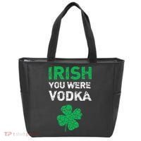 Irish You Were Vodka Funny St. Saint Patrick's Day Tote Bag thumb 0