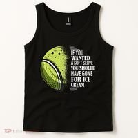 If you Wanted A Soft Serve Funny Tennis Player Tank Top thumb 2
