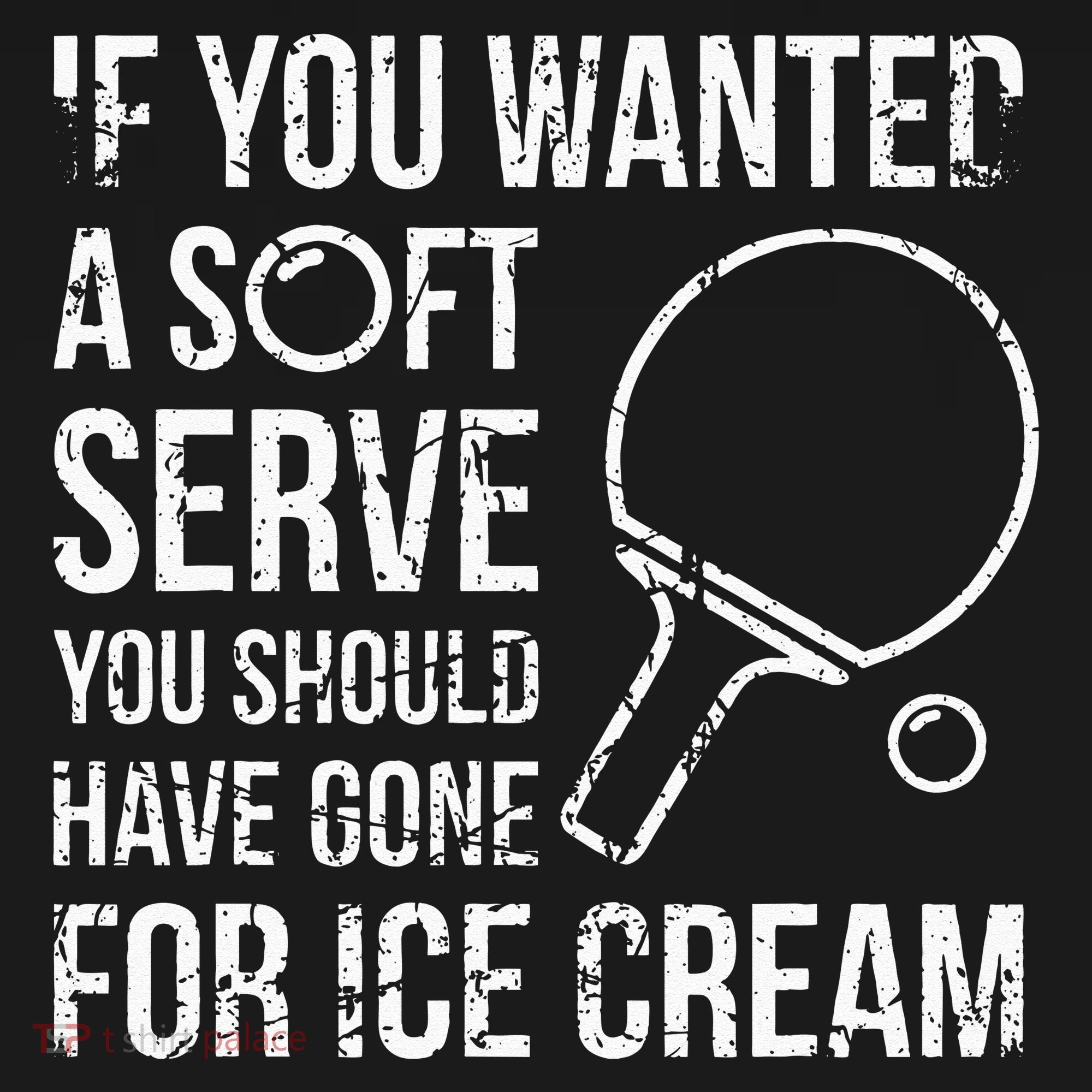 If You Wanted A Soft Serve Ping Pong Women's Hoodie