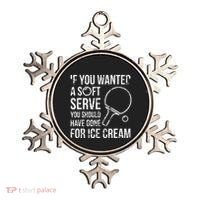 If You Wanted A Soft Serve Ping Pong Ornament thumb 0