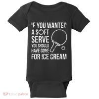 If You Wanted A Soft Serve Ping Pong Baby Bodysuit thumb 0