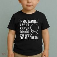 If You Wanted A Soft Serve Ping Pong Toddler T-Shirt thumb 2