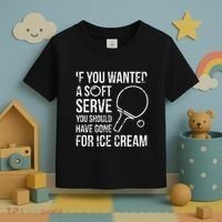 If You Wanted A Soft Serve Ping Pong Toddler T-Shirt thumb 3