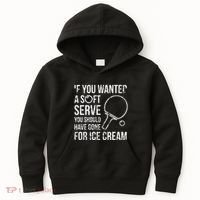 If You Wanted A Soft Serve Ping Pong Kids Hoodie thumb 0