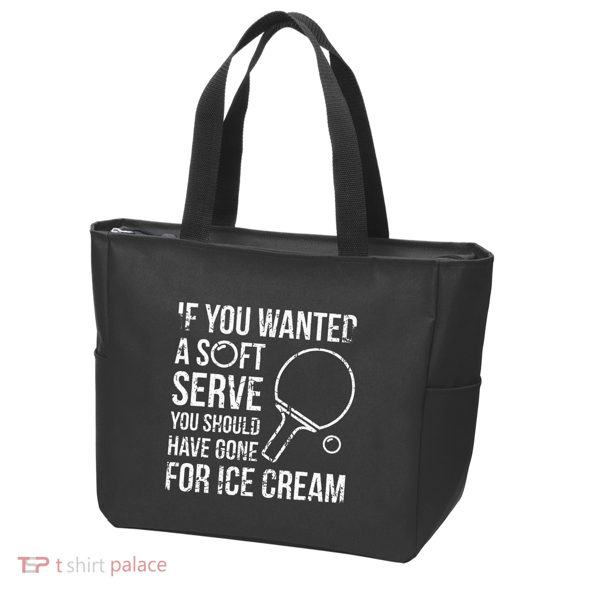 If You Wanted A Soft Serve Ping Pong Tote Bag