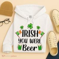 Irish You Were Beer St Patrick Day Drinking Gift Hoodie thumb 4