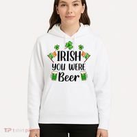 Irish You Were Beer St Patrick Day Drinking Gift Hoodie thumb 5