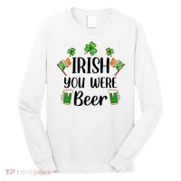 Irish You Were Beer St Patrick Day Drinking Gift Long Sleeve Shirt thumb 0