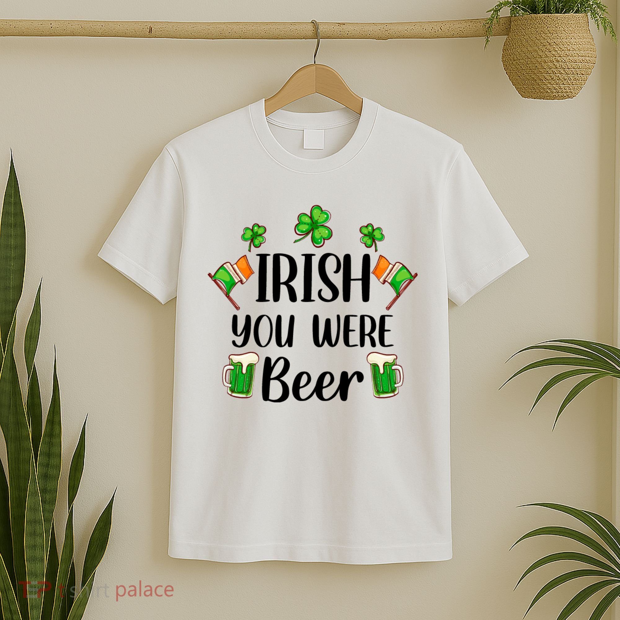 Irish You Were Beer St Patrick Day Drinking Gift T-Shirt