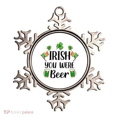 Irish You Were Beer St Patrick Day Drinking Gift Ornament