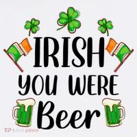 Irish You Were Beer St Patrick Day Drinking Gift Women's Tank Top thumb 5
