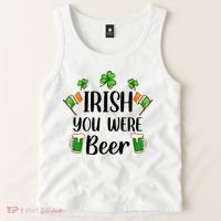 Irish You Were Beer St Patrick Day Drinking Gift Tank Top thumb 2