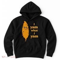 I Yam What I Yam Funny Gift Hoodie thumb 0