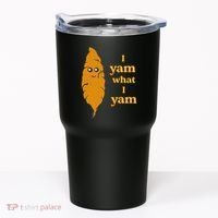 I Yam What I Yam Funny Gift Tumbler thumb 0