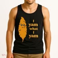 I Yam What I Yam Funny Gift Tank Top thumb 3