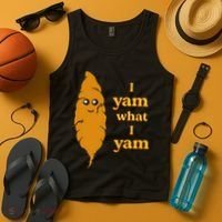 I Yam What I Yam Funny Gift Tank Top thumb 4