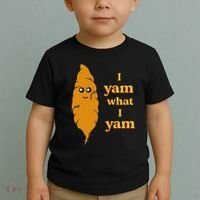 I Yam What I Yam Funny Gift Toddler T-Shirt thumb 2