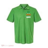 Irish You Were Naked Funny St Patricks Day Polo thumb 0