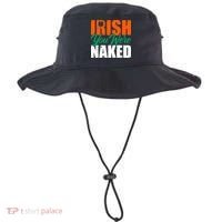 Irish You Were Naked Funny St Patricks Day Bucket Hat thumb 0