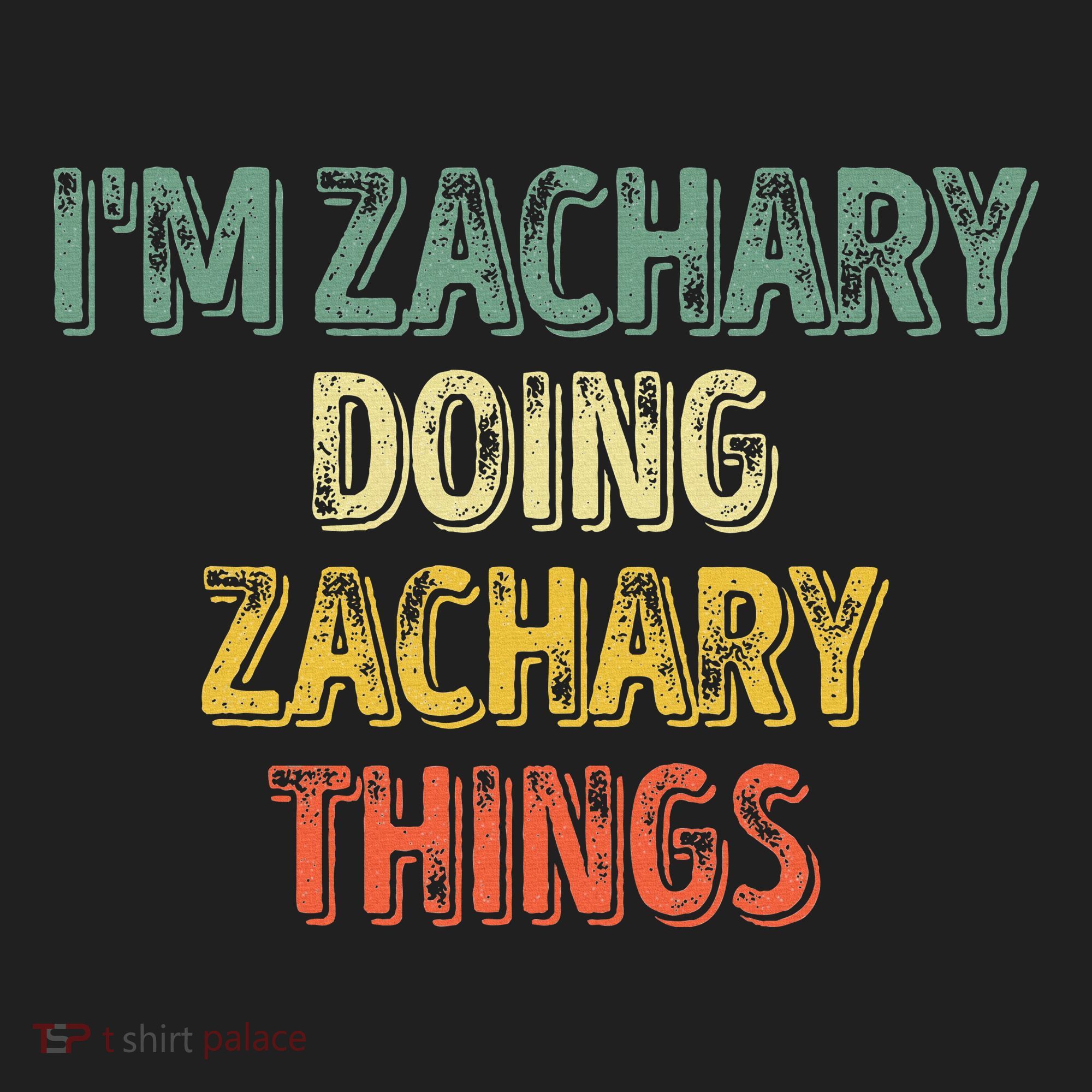 IM Zachary Doing Zachary Things Personalized Name Beanie