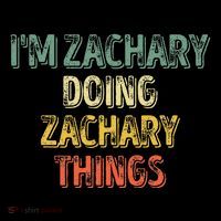 IM Zachary Doing Zachary Things Personalized Name Baby Bodysuit thumb 2